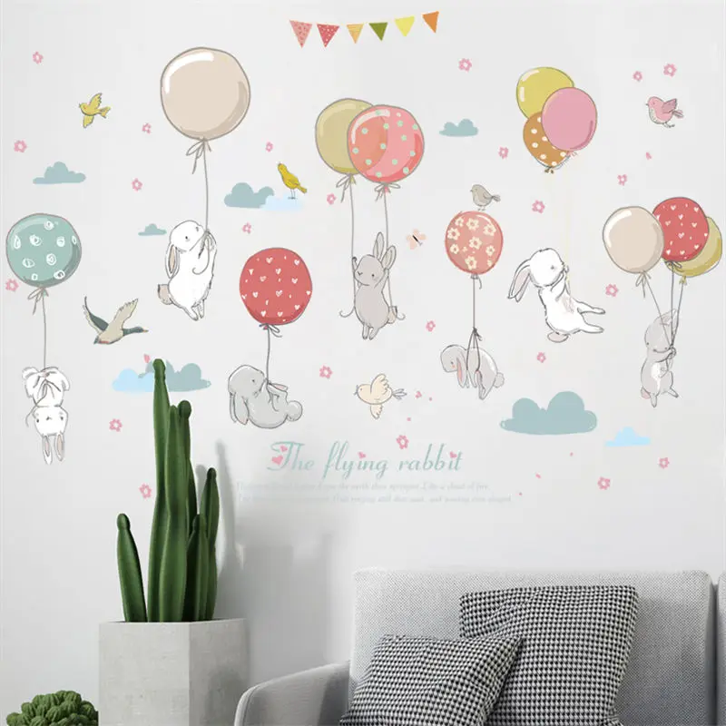 1 Piece 50*70CM PVC Cartoon Rabbit Removable Wall Sticker Baby Nursery Kids Room Bedroom Waterproof Wall Art Paper Mural Decal
1 Piece 50*70CM PVC Cartoon Rabbit Removable Wall Sticker Baby Nursery Kids Room Bedroom Waterproof Wall Art Paper Mural Decal