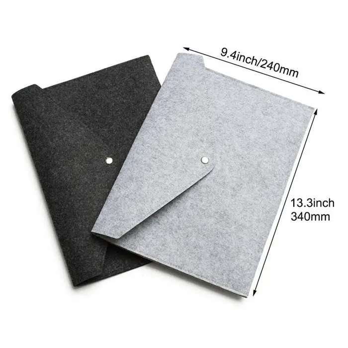 Durable Briefcase Felt File Folder Document Bag Stationery Store Office Casual Supplies Lightweight and portable | Канцтовары для