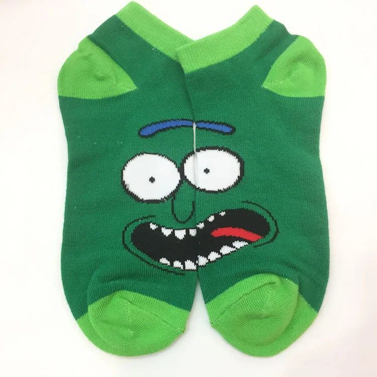 OHCOMICS Rick And Mori Pickle/Детские хлопковые милые носки с героями мультфильмов теплые