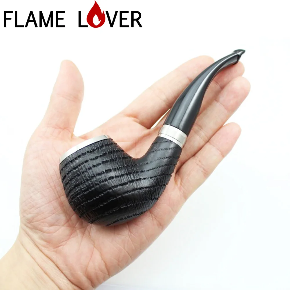 Classic Handmade Nature Solid Black Oak Wood Ring Bent Smoking Pipe Smoke Tobacco Wooden Pipe +10X 9mm Filter+Pouch+Holder XB506
Classic Handmade Nature Solid Black Oak Wood Ring Bent Smoking Pipe Smoke Tobacco Wooden Pipe +10X 9mm Filter+Pouch+Holder XB506