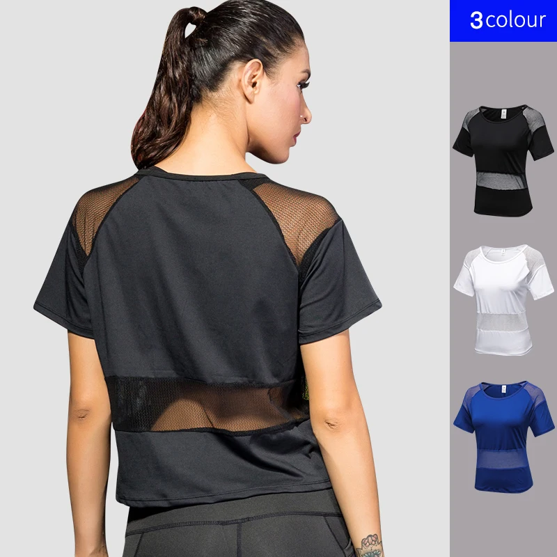 2019 Fresh T -shirt By Donna Qickly Dry Top Sportwear Translucent Fitness Shirt Women's Underwear Yoga Comfortable T -shirt
2019 Fresh T -shirt By Donna Qickly Dry Top Sportwear Translucent Fitness Shirt Women's Underwear Yoga Comfortable T -shirt