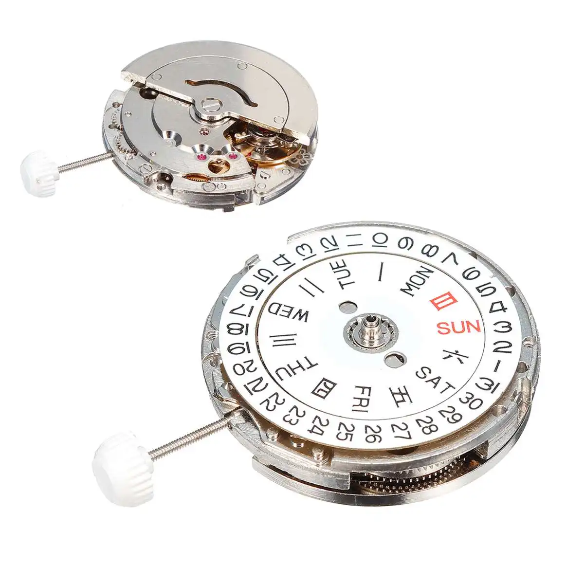 White Mechanical Automatic Watch Replacement Movement Calendar Display Watch Repair Parts For MIYOTA 8205 Watches Clock Movement
White Mechanical Automatic Watch Replacement Movement Calendar Display Watch Repair Parts For MIYOTA 8205 Watches Clock Movement