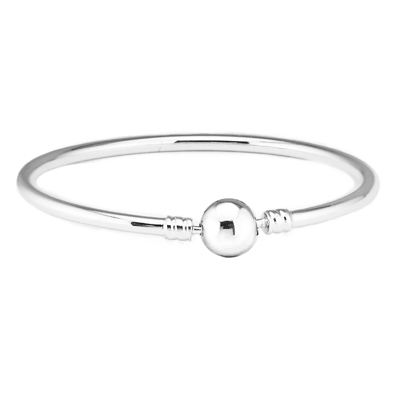 Original 925 Sterling Silver Braelets Bangles for Women DIY Charms Jewelry Making Round Clasp Bangle Bracelet Pulseras Wholesale
Original 925 Sterling Silver Braelets Bangles for Women DIY Charms Jewelry Making Round Clasp Bangle Bracelet Pulseras Wholesale