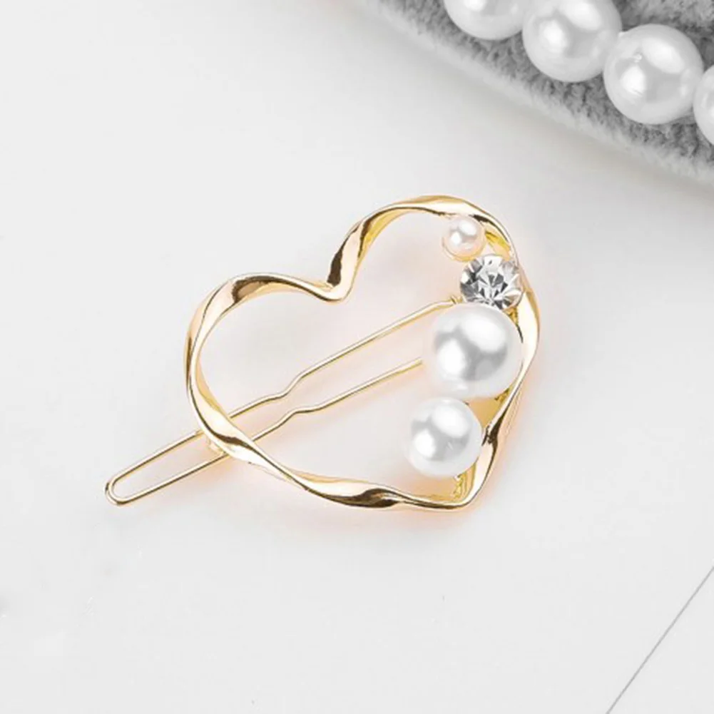 Fashion Women Hair Accessories Geometric Round Triangle Hair Clips Imitiation Pearl Hairpins Heart Hair Barrettes
Fashion Women Hair Accessories Geometric Round Triangle Hair Clips Imitiation Pearl Hairpins Heart Hair Barrettes