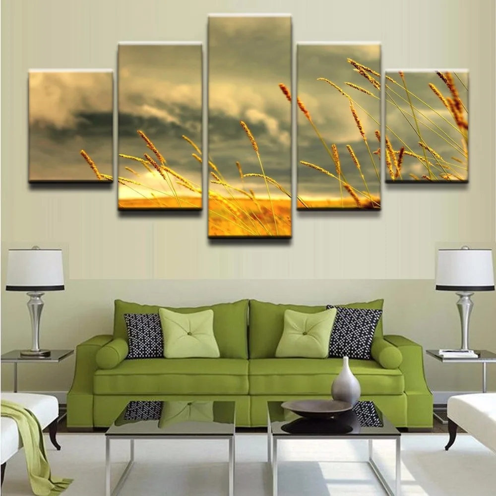 HD Printed Modular Pictures Canvas Painting For Living Room Home Wall Art Decor 5 Piece Landscape Nature Sky Sunset Wheat Poster
HD Printed Modular Pictures Canvas Painting For Living Room Home Wall Art Decor 5 Piece Landscape Nature Sky Sunset Wheat Poster