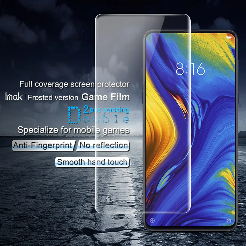 2 шт. полная защита экрана для Xiaomi MI MIX 3 защитная задняя крышка матовая