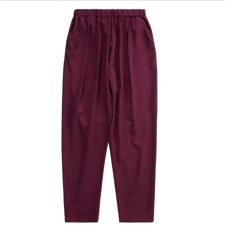 Fashion 2019 New Womens High Waist Baggy Lounge Bottoms Harem Pants Trousers Ankle-length Casual Work OL Loose Soft Plain Pants
Fashion 2019 New Womens High Waist Baggy Lounge Bottoms Harem Pants Trousers Ankle-length Casual Work OL Loose Soft Plain Pants