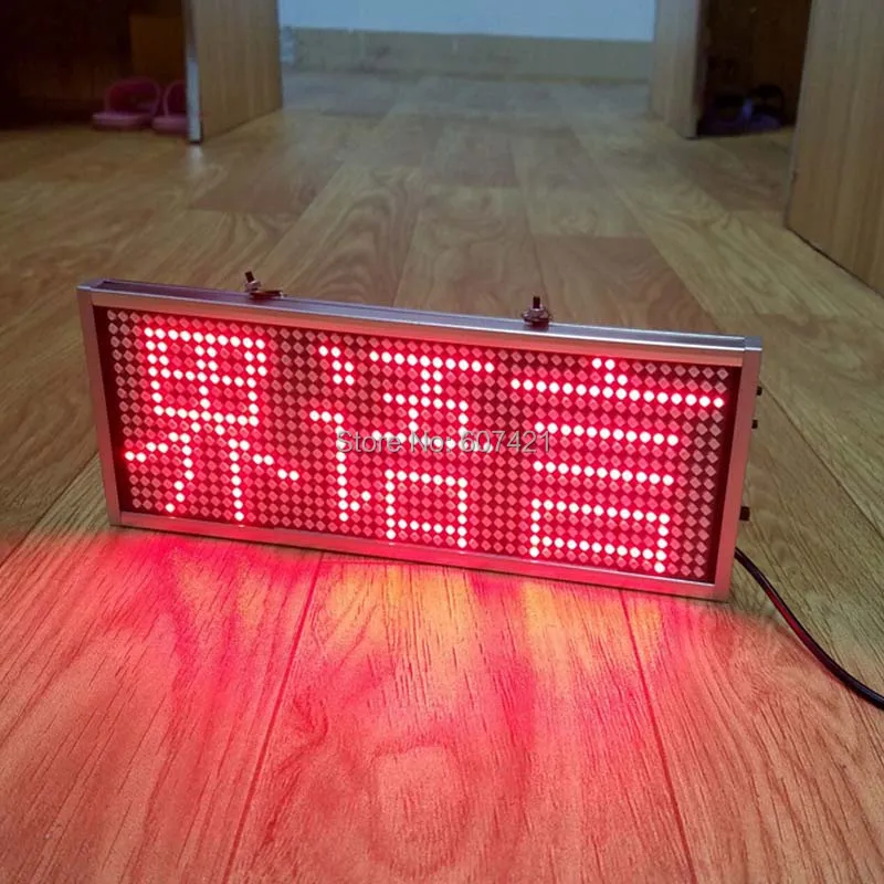 10.2x3.7inch Indoor WIFI Programmable Scrolling Message Display Board for Storefront, Shop, Bussiness ,Car -Single Red Color
10.2x3.7inch Indoor WIFI Programmable Scrolling Message Display Board for Storefront, Shop, Bussiness ,Car -Single Red Color