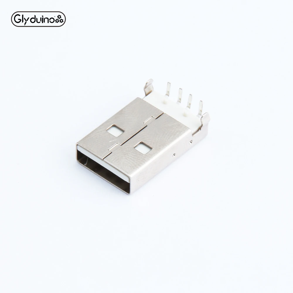 10 шт. изогнутая пластина для USB-разъема 90 градусов | Электронные компоненты и