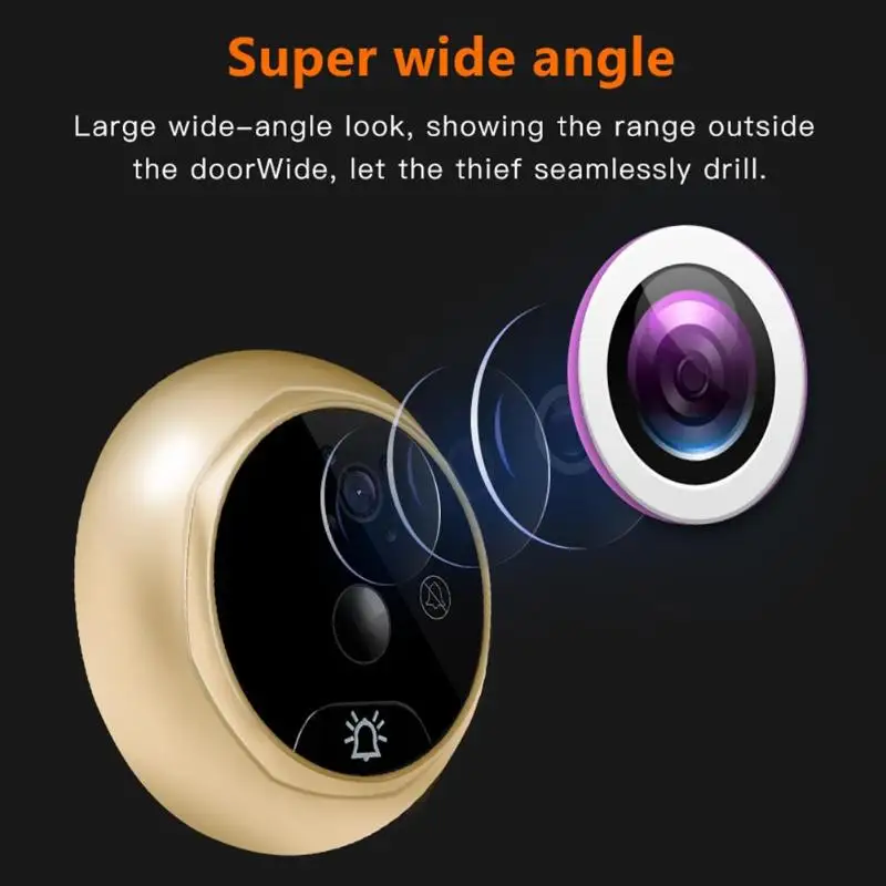 Q10 4.3 inch LCD Digital Electronic Door Doorbell 145 DegreeViewer Peephole Camera Door Bell Support Motion Detection Hot Sale
Q10 4.3 inch LCD Digital Electronic Door Doorbell 145 DegreeViewer Peephole Camera Door Bell Support Motion Detection Hot Sale
