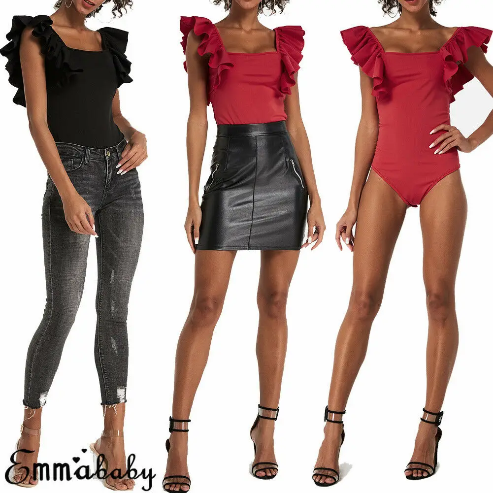 Bodysuits Women Sleeveless Bodysuit Leotard Tops Blouse Jumpsuit Rompers Bodysuit Tank
Bodysuits Women Sleeveless Bodysuit Leotard Tops Blouse Jumpsuit Rompers Bodysuit Tank