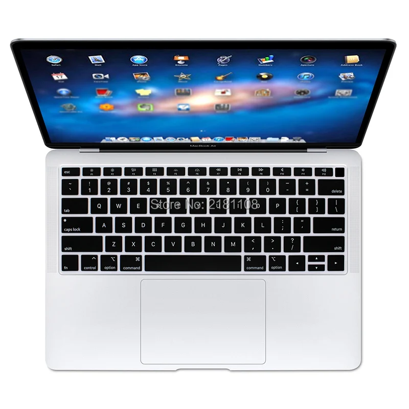 US Version Silicone Keyboard Cover Skin Case for MacBook Newest Air 13 Inch 2018 Release A1932 with Retina Display
US Version Silicone Keyboard Cover Skin Case for MacBook Newest Air 13 Inch 2018 Release A1932 with Retina Display