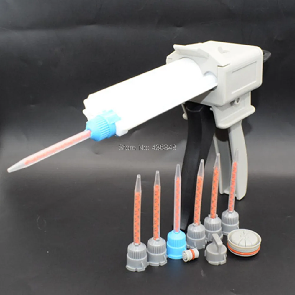 50ml 10:1 Dispensing Gun Glue Gun + 50ml Resin Cartridge Epoxy Glue Mixer Tube + 7pcs AB Glue Acrylic Adhesive Mixer Tip Nozzle
50ml 10:1 Dispensing Gun Glue Gun + 50ml Resin Cartridge Epoxy Glue Mixer Tube + 7pcs AB Glue Acrylic Adhesive Mixer Tip Nozzle
