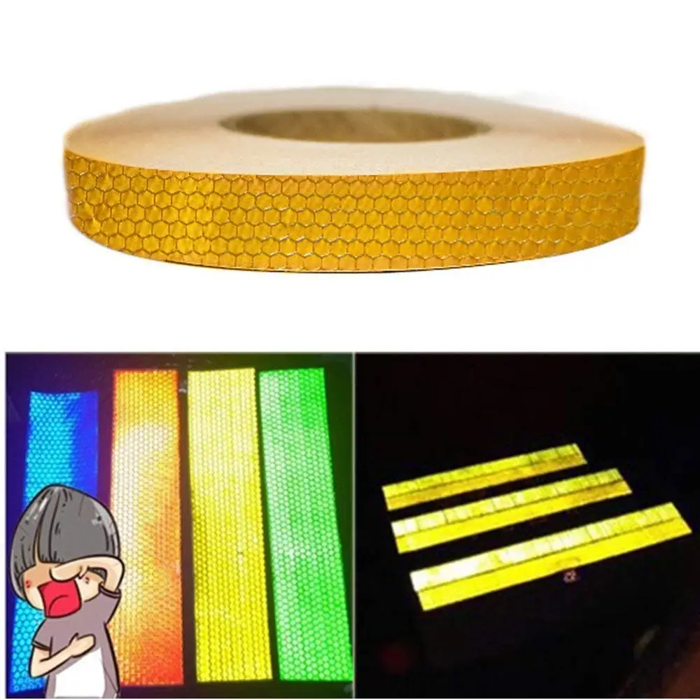 Car Sticker 25 mm x 5 m Reflective Tape Self-Adhesive Safety Warning Conspic Uity Night Film Sticker Reflective Sticker
Car Sticker 25 mm x 5 m Reflective Tape Self-Adhesive Safety Warning Conspic Uity Night Film Sticker Reflective Sticker