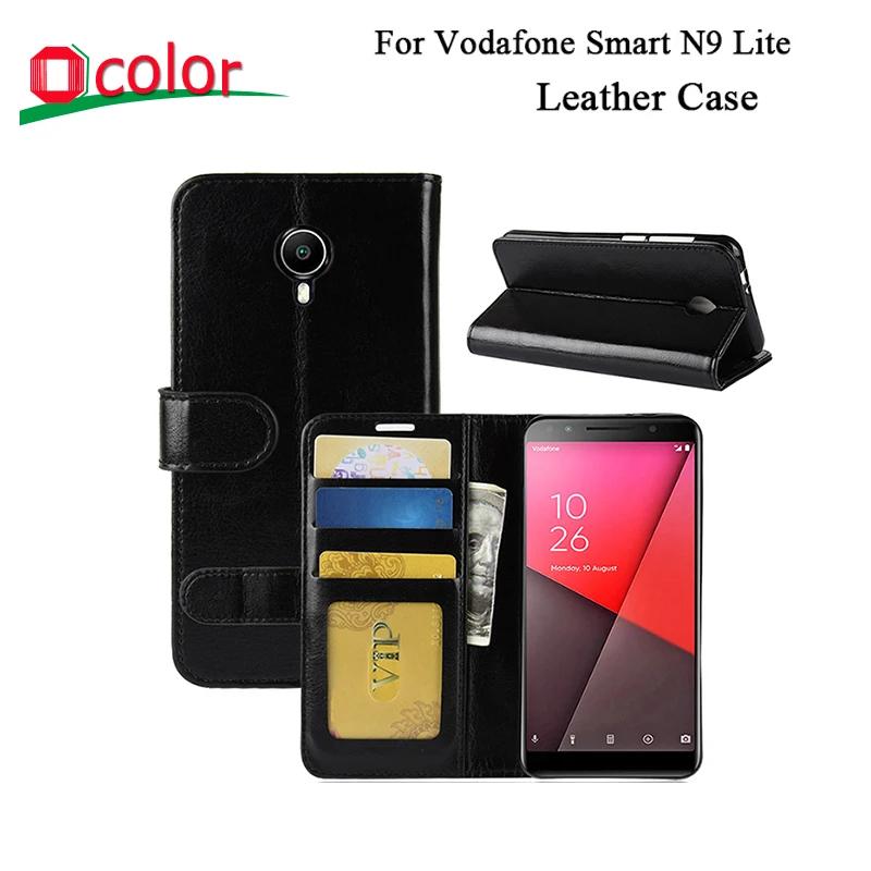 Ocolor для Vodafone Smart N9 Lite кожаный чехол флип PU Чехол держатель кредитной карты кошелек