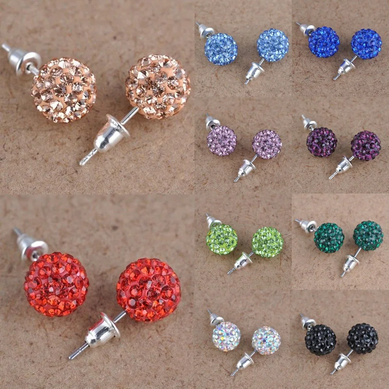 LNRRABC new 1pair Ball Korean Colorful Fashion Jewelry Stud Earrings Crystal Round Ear Piercing Women Rhinestones Stud Earrings
LNRRABC new 1pair Ball Korean Colorful Fashion Jewelry Stud Earrings Crystal Round Ear Piercing Women Rhinestones Stud Earrings