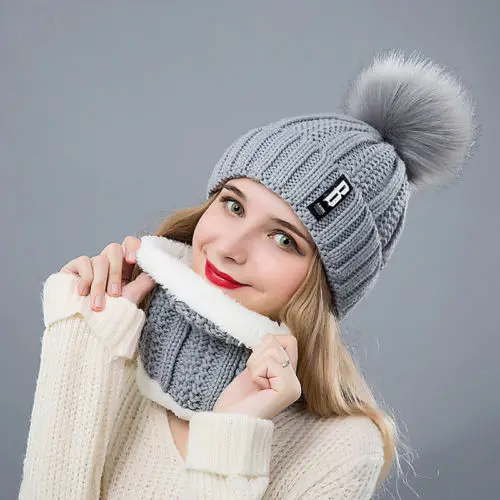 Autumn Winter Women's Hat Caps Knitted Wool Warm Scarf Thick Windproof Balaclava Multi Functional Hat Scarf Set For Women
Autumn Winter Women's Hat Caps Knitted Wool Warm Scarf Thick Windproof Balaclava Multi Functional Hat Scarf Set For Women