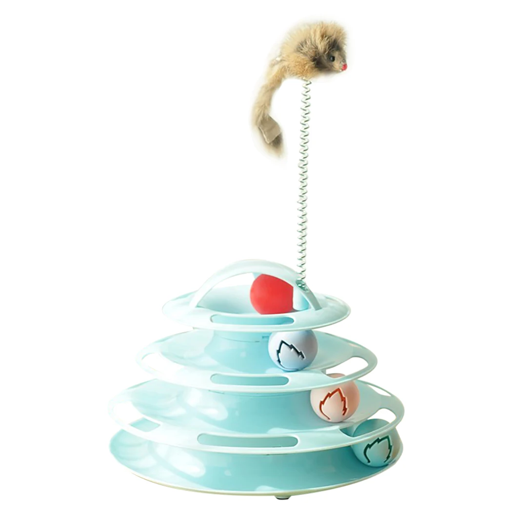 PTower Of Tracks Ball And Track Interactive Toy For Cats Fun Cat Game Intelligence Triple Play Disc Cat For Toy Balls Cat Teaser
PTower Of Tracks Ball And Track Interactive Toy For Cats Fun Cat Game Intelligence Triple Play Disc Cat For Toy Balls Cat Teaser