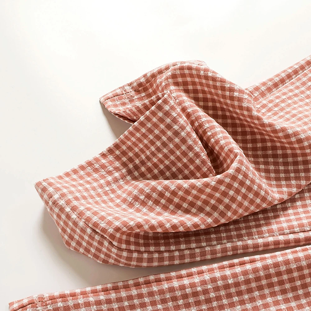 Spring Pink Plaid Cropped Tops And Wide Leg Pants Women New Sale Fashion Ankle Length Pant Two Pieces Sets For Woman 2 Piece Set
Spring Pink Plaid Cropped Tops And Wide Leg Pants Women New Sale Fashion Ankle Length Pant Two Pieces Sets For Woman 2 Piece Set
