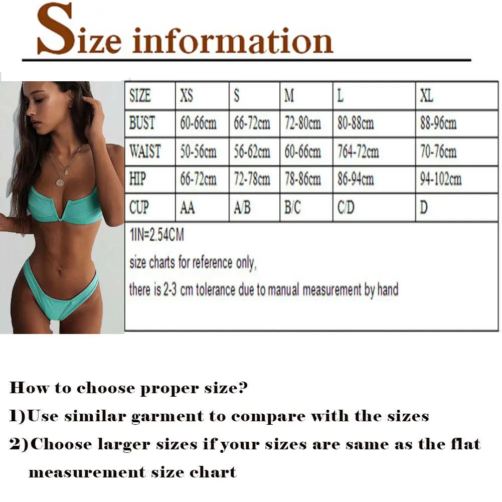 Sexy Womens Padded Push Up Bikini Sets Female Biquini Solid V-Neck Swimsuit Bathing Suit Brazilian Swimwear Beach Wear
Sexy Womens Padded Push Up Bikini Sets Female Biquini Solid V-Neck Swimsuit Bathing Suit Brazilian Swimwear Beach Wear