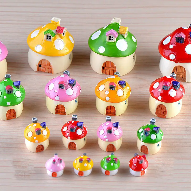 4Pcs Kids Action Figures Toys Mushroom House Resin Craft Miniatures Micro Landscape Fairy Garden Dollhouse Decoration
4Pcs Kids Action Figures Toys Mushroom House Resin Craft Miniatures Micro Landscape Fairy Garden Dollhouse Decoration