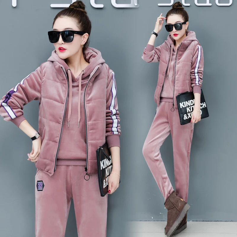 hooded embroidered ribbon fleece three-piece thickening warm leisure suit 3 pcs clothing set warm wear big size hoodies outfit
hooded embroidered ribbon fleece three-piece thickening warm leisure suit 3 pcs clothing set warm wear big size hoodies outfit