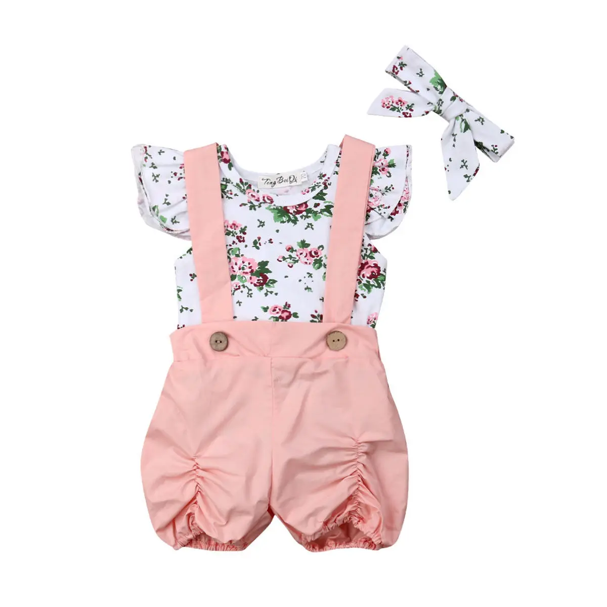 Hot 3PCS Toddler Kids Baby Girls Cute Floral Romper Bib Pants Overalls Headband Outfit Clothes
Hot 3PCS Toddler Kids Baby Girls Cute Floral Romper Bib Pants Overalls Headband Outfit Clothes