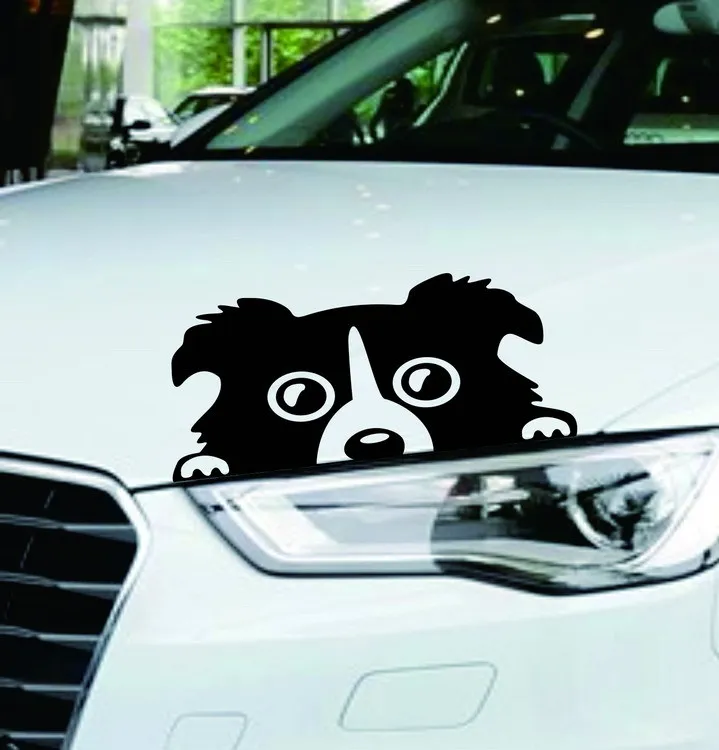 Creative Auto High Quality Style Cartoon Dog Pattern Sticker Reflective Personality Car Stickers Vinyl Car-styling Waterproof | Автомобили