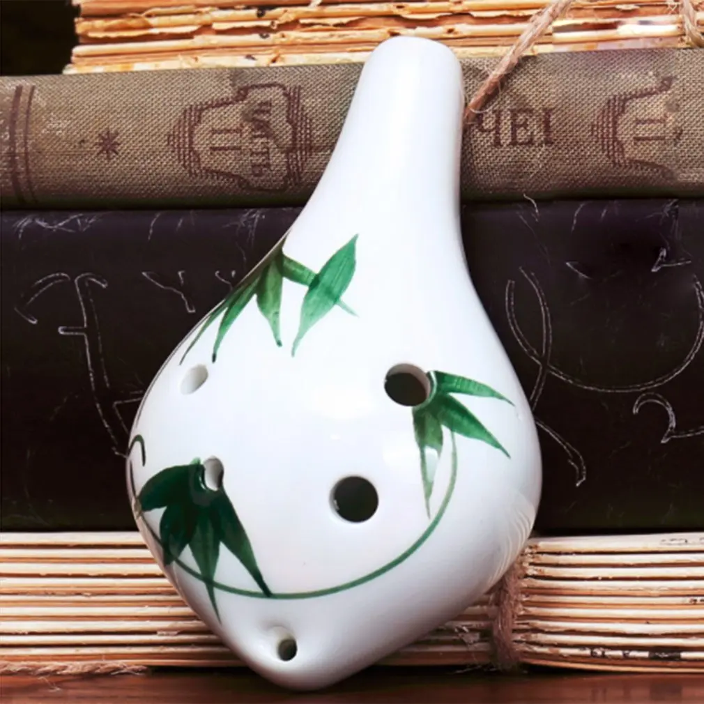 Керамическая керамика с 6 отверстиями Ocarina Flute Zelda Alto C AC Ceramic s Профессиональный