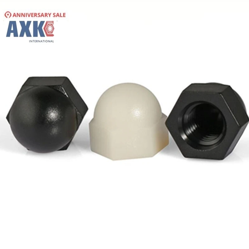 20Pcs DIN1587 RoHS M3 M4 M5 M6 M8 M10 Black And White Nylon Nut Plastic Cap Nuts Decorative Acorn Nut AXK09
20Pcs DIN1587 RoHS M3 M4 M5 M6 M8 M10 Black And White Nylon Nut Plastic Cap Nuts Decorative Acorn Nut AXK09