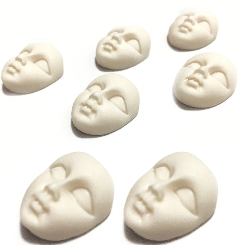 LUDA 10Pcs Mini Masks Resin Mask Flatback Cabochon Beige Girl Face Flatback Scrapbooking Diy Hair Bow Center Crafts Making
LUDA 10Pcs Mini Masks Resin Mask Flatback Cabochon Beige Girl Face Flatback Scrapbooking Diy Hair Bow Center Crafts Making