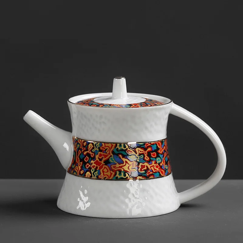 Hammer shaped white porcelain kettle buddhist mood single pot creative teapot China kung fu tea set ceramic filter maker teaware
Hammer shaped white porcelain kettle buddhist mood single pot creative teapot China kung fu tea set ceramic filter maker teaware