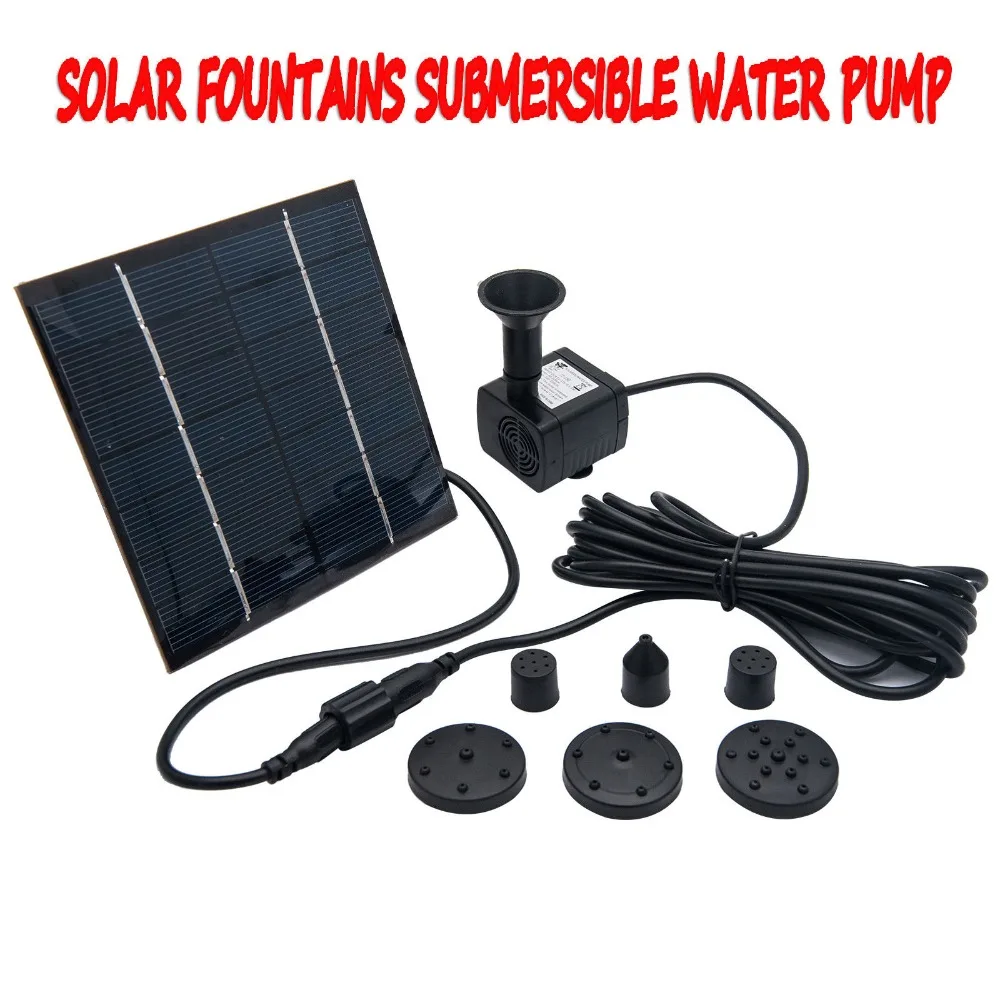 180L/h Solar Power Fountain Submersible Water Pump Garden Pond Pool Feature Kit Panel 7V 1.4W
180L/h Solar Power Fountain Submersible Water Pump Garden Pond Pool Feature Kit Panel 7V 1.4W