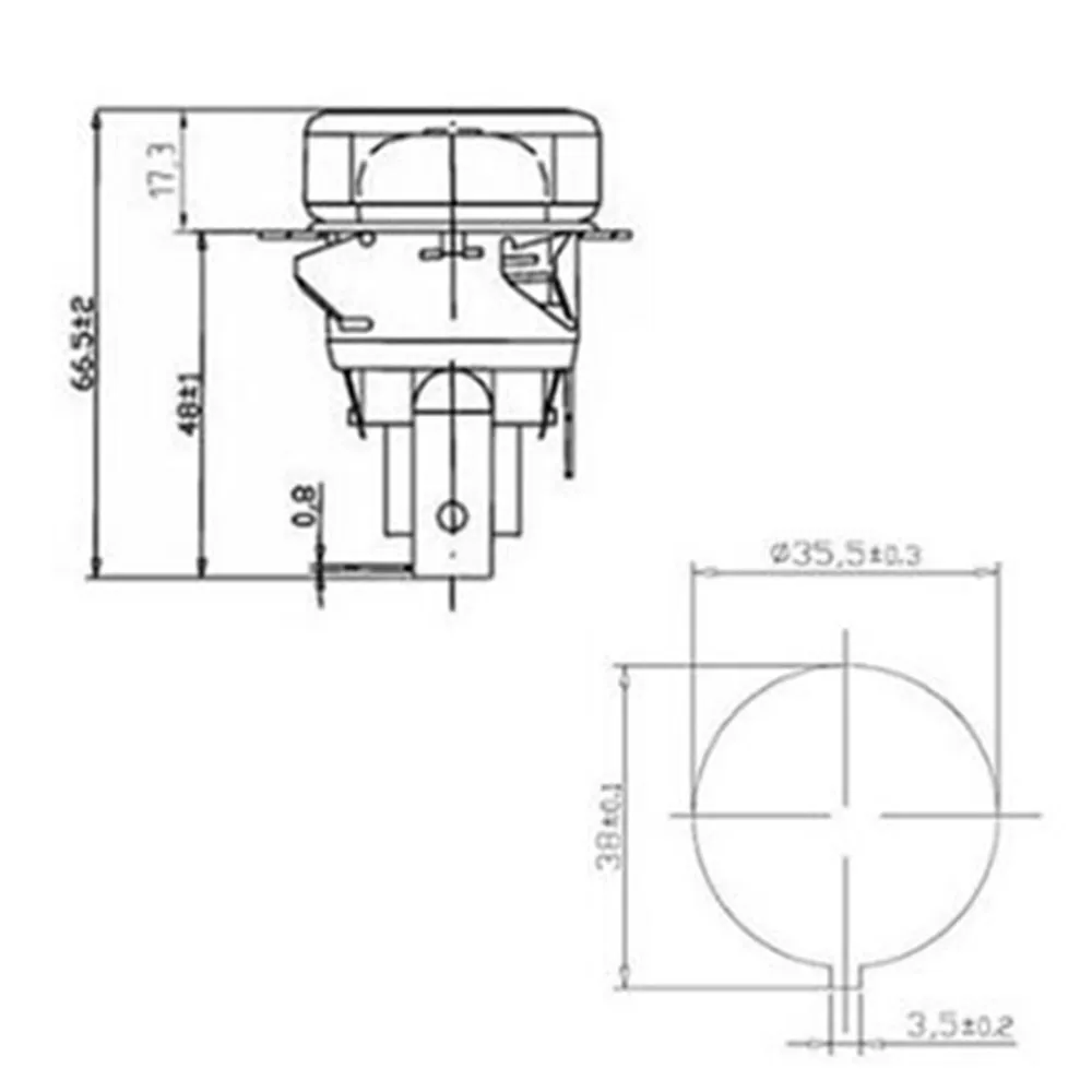 

CLAITE AC110-220V E14 1501 Lamp Holder Bulb Adapter High Temperature 300 Degrees for T22 15W Oven Light