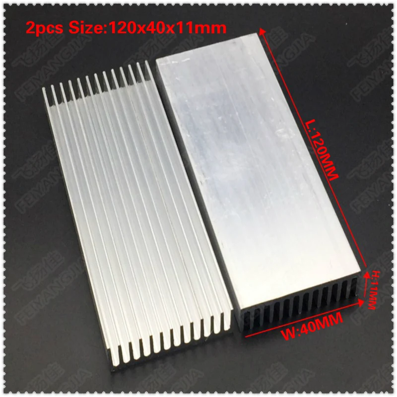 (Free shipping )2pcs 120x40x11mm Aluminum heatsinks, electronic radiator, cooling the aluminum block
(Free shipping )2pcs 120x40x11mm Aluminum heatsinks, electronic radiator, cooling the aluminum block