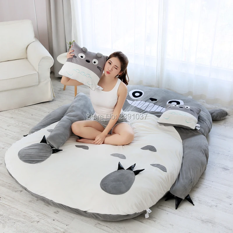 Спальная двухместная кровать с татами My neighter Totoro диван погремушка для детей