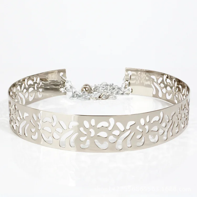 Lady Metal Hollow Out Carved Women Decoration Waistchain Girls Metal Waist Belt Elegant Hollow Out Waistband Accessories B-9096
Lady Metal Hollow Out Carved Women Decoration Waistchain Girls Metal Waist Belt Elegant Hollow Out Waistband Accessories B-9096