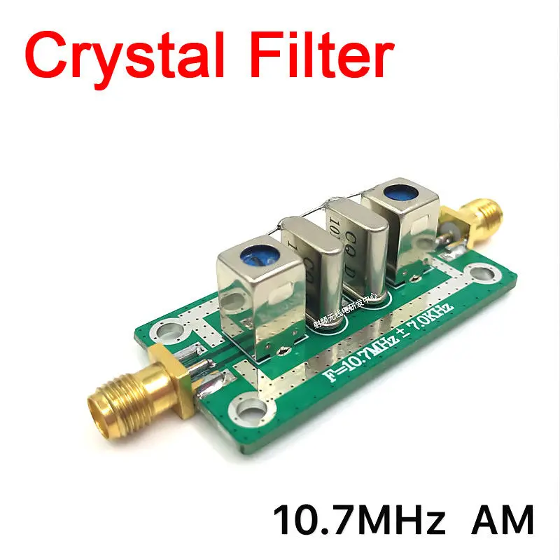 DYKB Crystal Filter AM Filter 10.7MHz Bandpass Filter Narrowband SMA-KE For Oscilloscope Ham Radio Amplifiers
DYKB Crystal Filter AM Filter 10.7MHz Bandpass Filter Narrowband SMA-KE For Oscilloscope Ham Radio Amplifiers