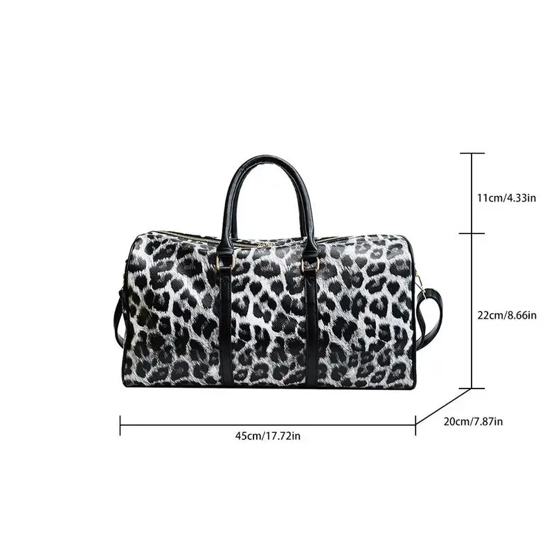 Leopard Print Travel Bag Duffle Totes Large Capacity PU Handbags Trolley Bags Large For Women Female Traveling Weekend Bag Tote
Leopard Print Travel Bag Duffle Totes Large Capacity PU Handbags Trolley Bags Large For Women Female Traveling Weekend Bag Tote
