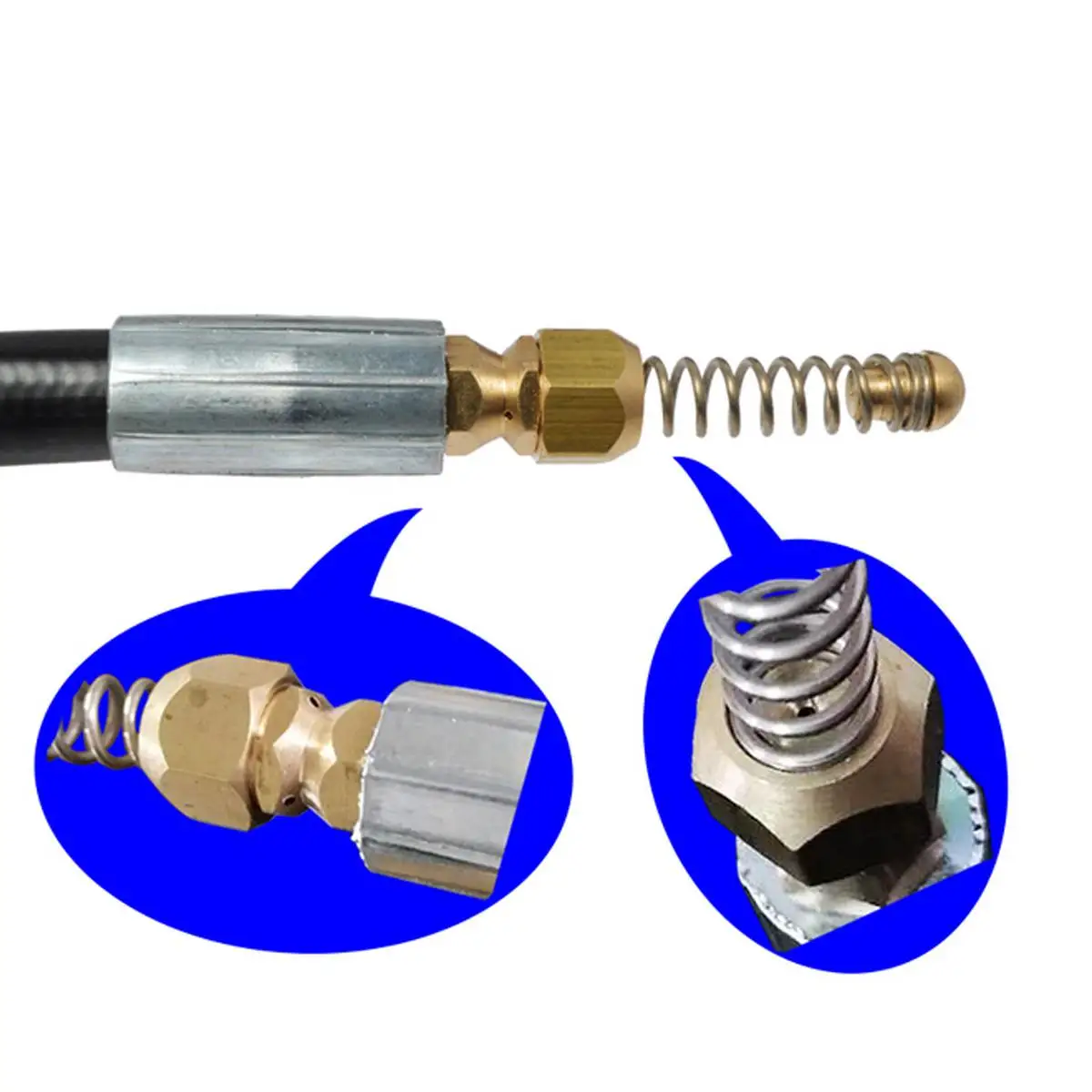18MPa 20M High Pressure Drain Sewer Cleaning Hose for Car Garden Water Washer Spray-gun
18MPa 20M High Pressure Drain Sewer Cleaning Hose for Car Garden Water Washer Spray-gun