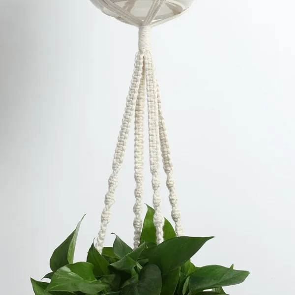 Macrame Plant Hangers - 4 Pack, In Different Designs - Handmade Indoor Wall Hanging Planter Plant Holder - Modern Boho Home De
Macrame Plant Hangers - 4 Pack, In Different Designs - Handmade Indoor Wall Hanging Planter Plant Holder - Modern Boho Home De
