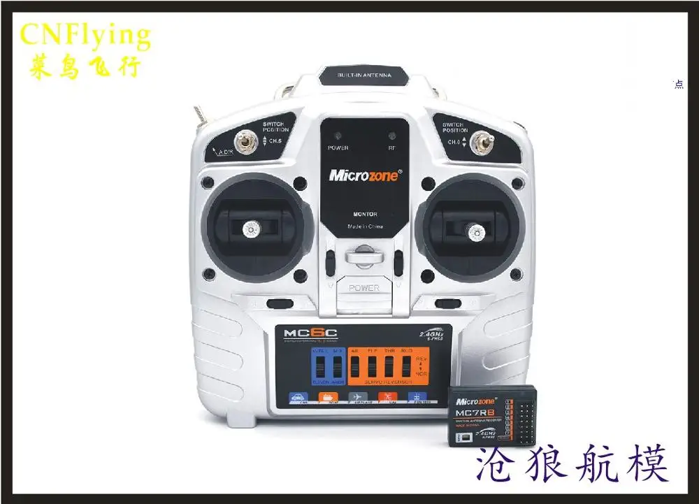 MC6b UPDATE MC6C 2.4G S-FHSS 6CH Mode1 MODE 2 RC Transmitter with MC7RB 7CH Receiver for RC Fixed-wing Quadcopter Multicopter
MC6b UPDATE MC6C 2.4G S-FHSS 6CH Mode1 MODE 2 RC Transmitter with MC7RB 7CH Receiver for RC Fixed-wing Quadcopter Multicopter