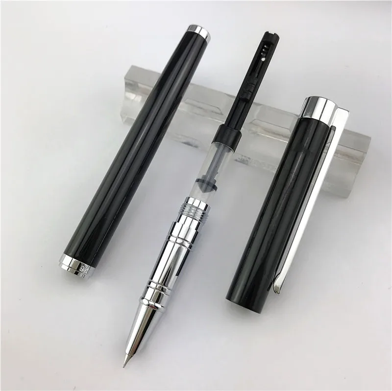 

MONTE MOUNT black fountain pen School Office supplies commercial Stationery luxury gift ink pens business present 0.38