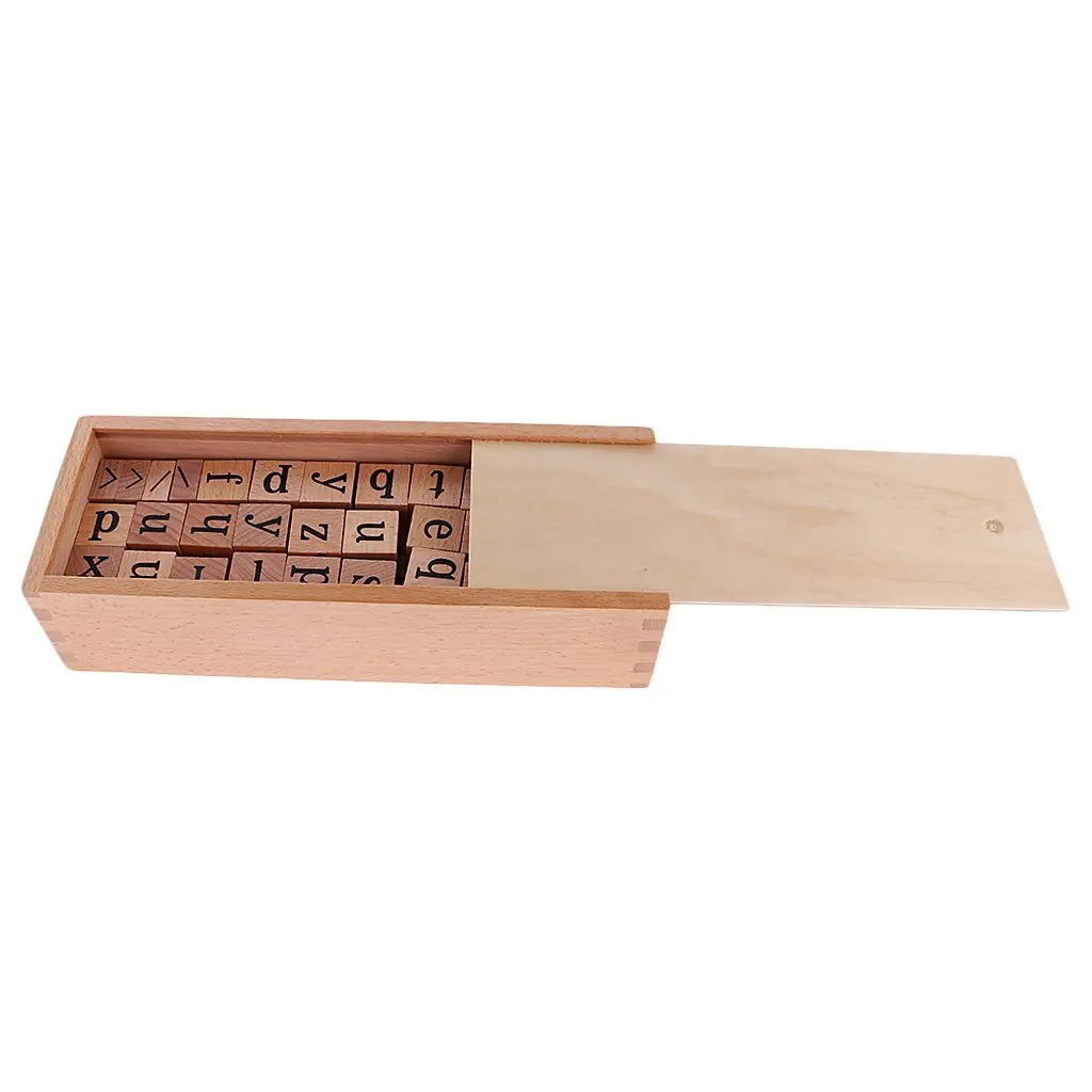 Montessori Educational Materials Wooden Alphabet Letters Box Phonetic Blocks Early Learning Toy Birthday Gift for Baby Children
Montessori Educational Materials Wooden Alphabet Letters Box Phonetic Blocks Early Learning Toy Birthday Gift for Baby Children