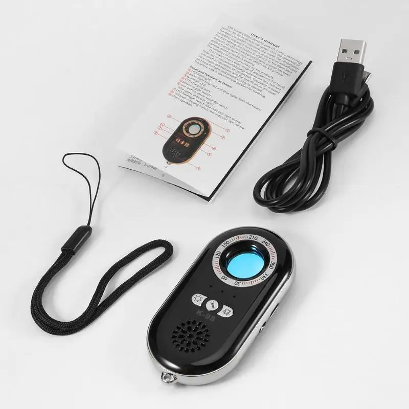 Portable K98 Mini Signal Detector Anti Candid Laser Scanning Camera Debug GPS Locator Finder Privacy Protector Chip Detector
Portable K98 Mini Signal Detector Anti Candid Laser Scanning Camera Debug GPS Locator Finder Privacy Protector Chip Detector