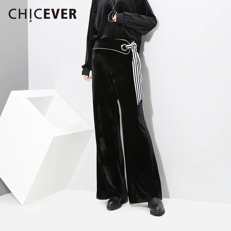 CHICEVER Winter High Waist Black Trousers For Women Pant Loose Big Size Wide Leg Female Pants Fashion Korean Casual New 2017
CHICEVER Winter High Waist Black Trousers For Women Pant Loose Big Size Wide Leg Female Pants Fashion Korean Casual New 2017