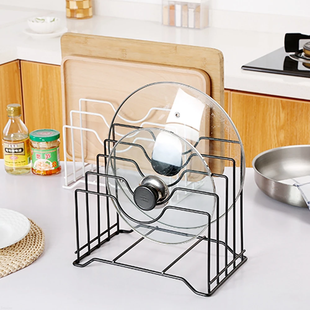 Iron Kitchen Shelf Pan Rack Cutting Board Holder Storage Pot Lid Organizer Stands Tapas Cover Stand Stainless Steel Dish Rack
Iron Kitchen Shelf Pan Rack Cutting Board Holder Storage Pot Lid Organizer Stands Tapas Cover Stand Stainless Steel Dish Rack
