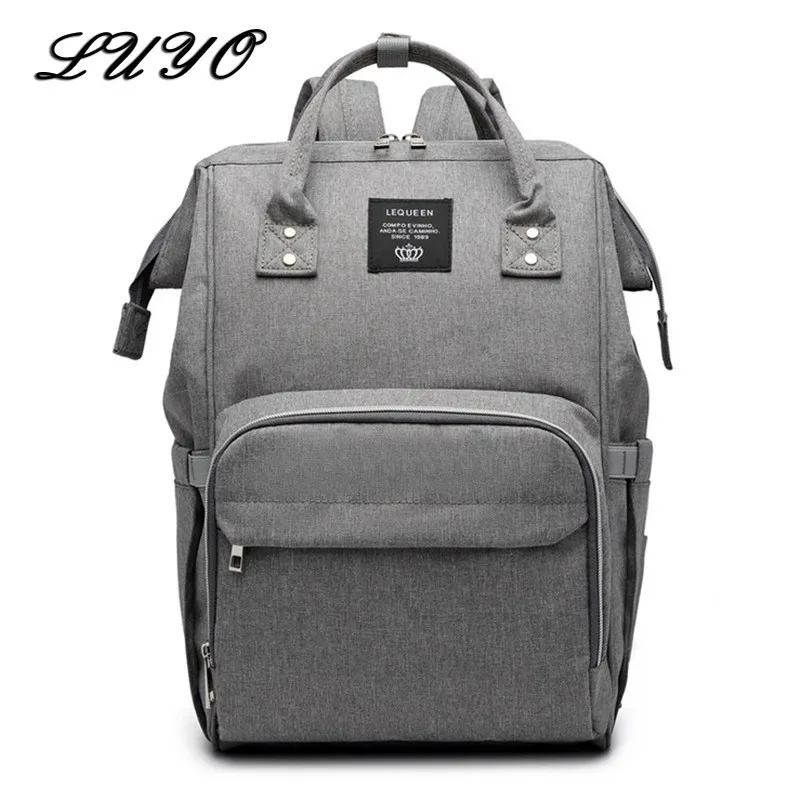 LUYO Diaper Bag Mummy Baby Care Nappy Large Capacity Waterproof Business Backpack Women Travel Bag Ring Bagpack Rugzak Back Pack
LUYO Diaper Bag Mummy Baby Care Nappy Large Capacity Waterproof Business Backpack Women Travel Bag Ring Bagpack Rugzak Back Pack