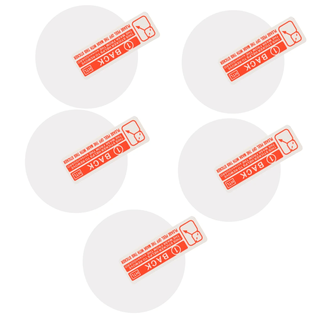 5Pack Sport Smart Watch 35mm Round Diameter 9H Tempered Glass Screen Protector Protective Film
5Pack Sport Smart Watch 35mm Round Diameter 9H Tempered Glass Screen Protector Protective Film