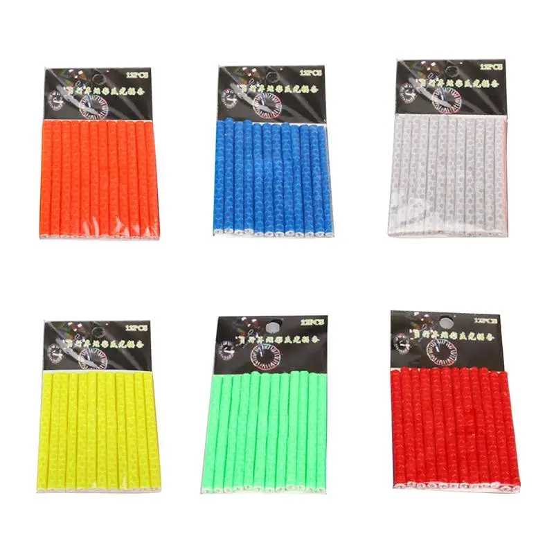 Colorful Bike Reflective Spokes Waterproof UV Resistant Night Riding Safety Warming Bicycle Strips Accessories | Спорт и развлечения